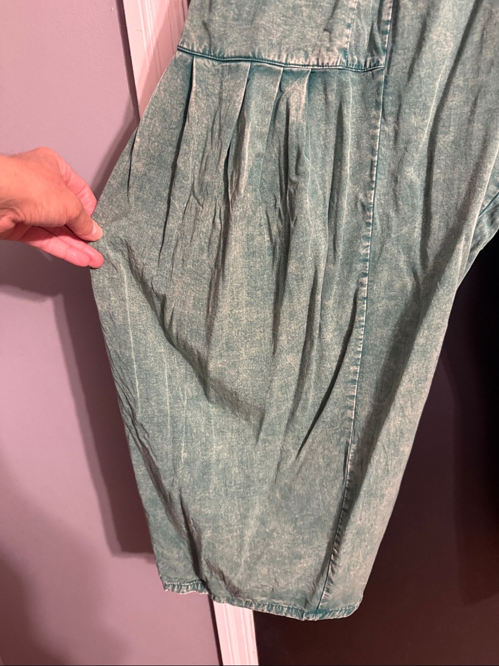 Oli + Hali Acid Green Balloon Pants Size: L Inseam: 25” - Picture 4 of 7